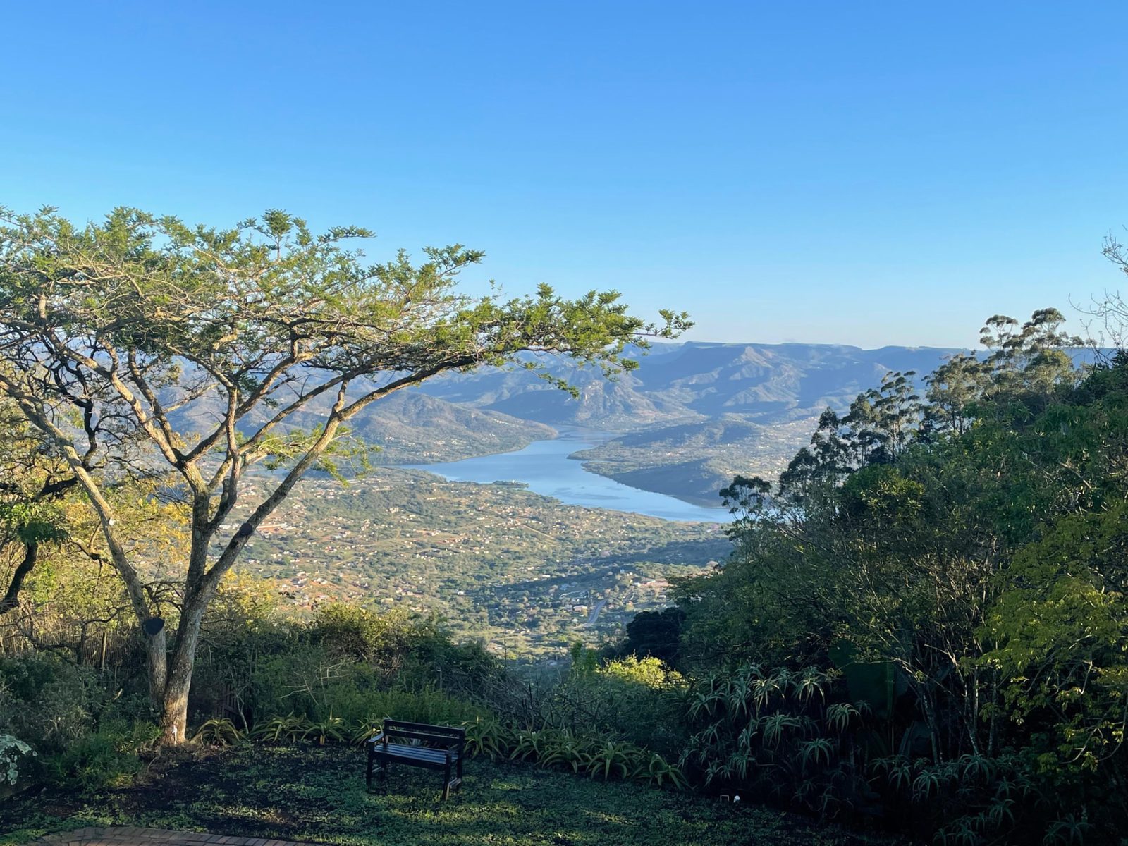 Rooms with a View — Inanda Dam far below, the Valley of a Thousand Hills as a backdrop (13 of 18)