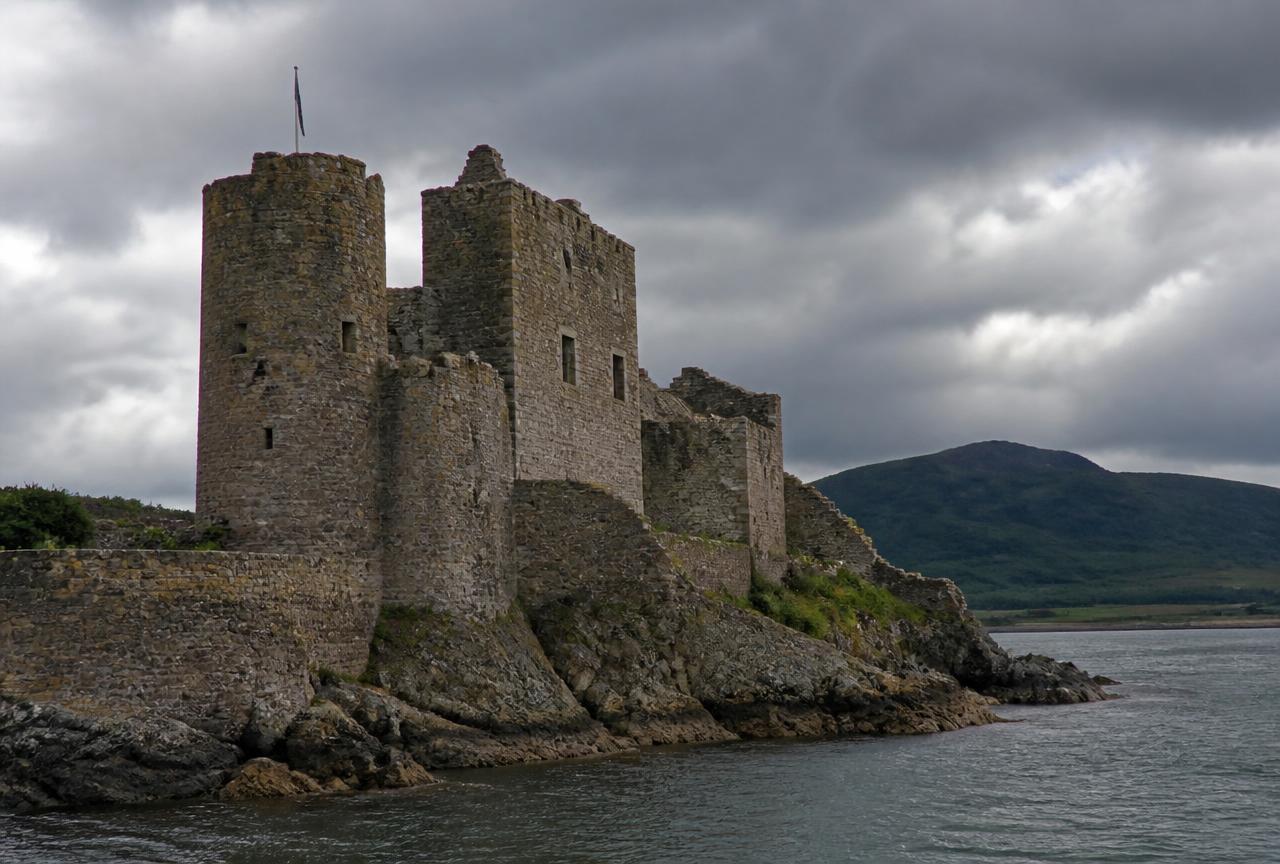 King John's Castle above Carlingford harbour